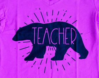 Download Teacher Bear Svg Etsy
