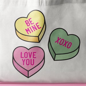 Doux coeurs SVG | Svg de la Saint-Valentin | Bonbons coeur | Fichier de coupe Cricut | Dtf eps PNG | Amoureux | Sois à moi, XoXo t'aime