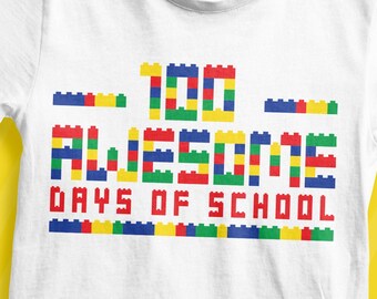 100 days lego shirt