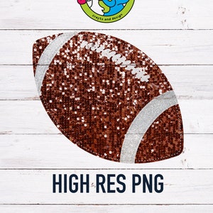 Ballon de football à paillettes et paillettes PNG | Faux paillettes | Sublimation png | Maman footballeuse | Atterrissage | Sport | DTF | Haute résolution png