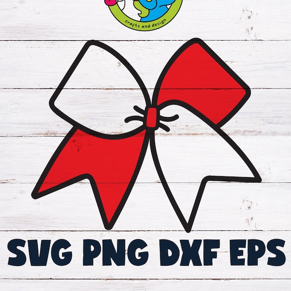 Cheer Bow SVG | Big Bow | Cricut cut file | Competition Cheer | DXF eps PNG | Download | Glitter Png | Sublimation Artwork | Hair Bow svg