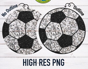 フェイクスパンコールグリッターサッカーボールPNG | スパークルサッカー | サッカーシャツ | サッカーママ | ダウンロード | 昇華 | DTF | 高解像度png