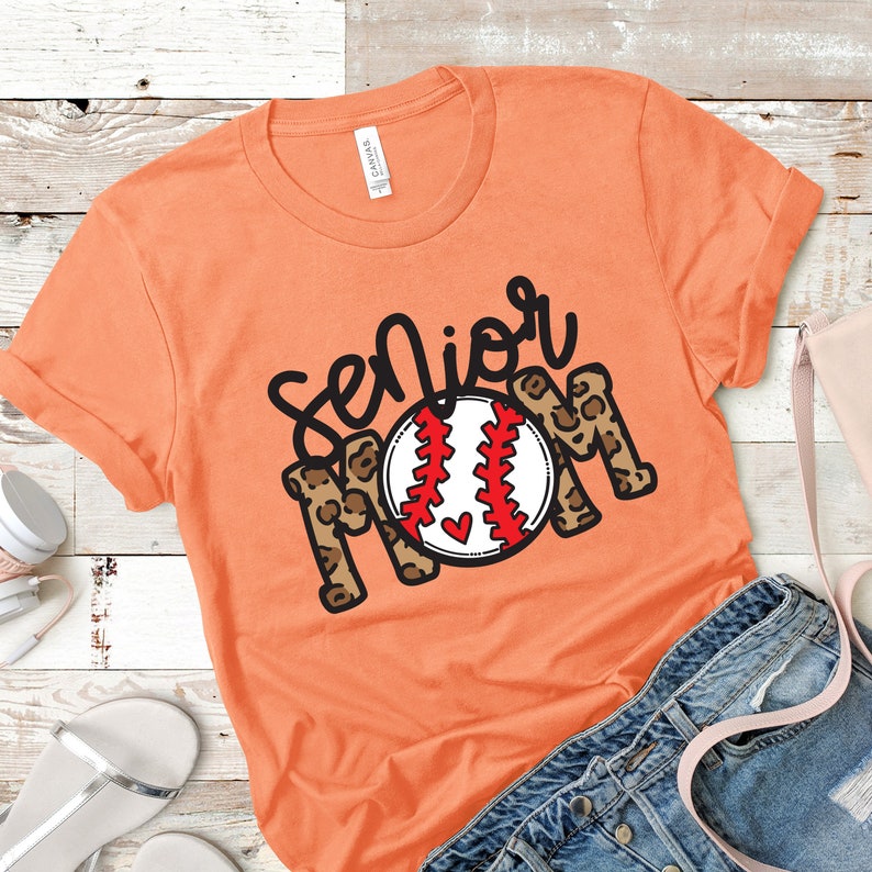 Senior Baseball Mom SVG Baseball Shirt Cricut Cut File Etsy