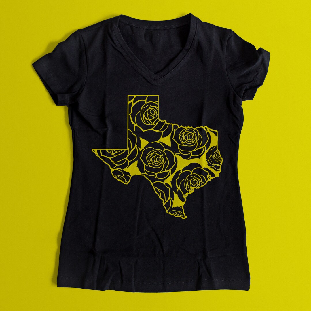 Texas Large Roses PNG DXF SVG Cut File Digital File T-shirt Art Cricut ...
