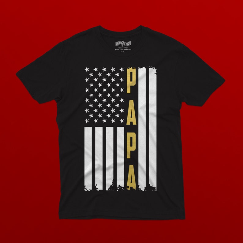 Download Papa Stripe Flag PNG DXF SVG Cut File Digital File T-Shirt ...