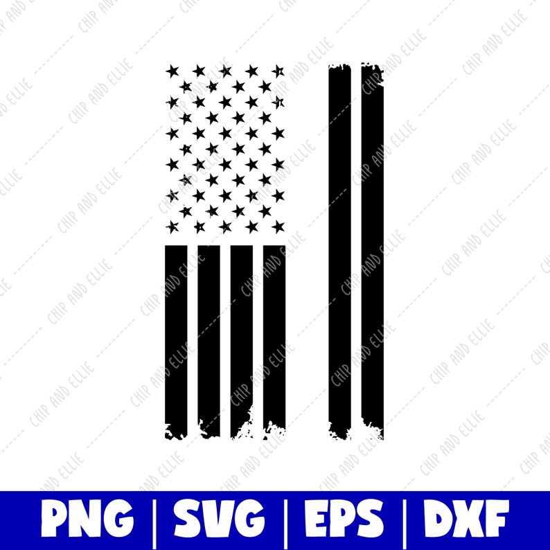 Flag Name Cut File Stripe Flag SVG PNG DXF Digital Cut - Etsy