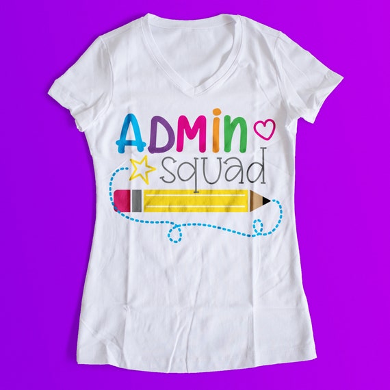 Download Admin Squad Png Eps Svg Cut File Digital File T Shirt Art Etsy