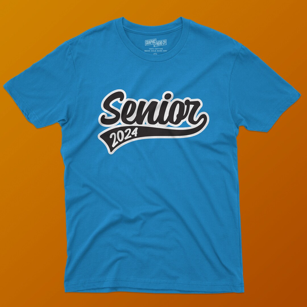 Senior Class 2024 Svg Class of 2024 Senior Baseball Swoosh DXF Eps PNG