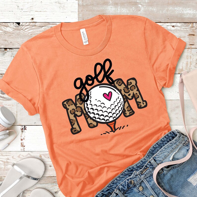 Golf Mom SVG Golf T Shirt Cricut Cut File Golf Mom DXF Etsy