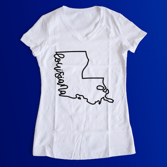 Louisiana State Outline | State t shirt | Cricut SVG |  Instant Download | PNG Dtf eps | Sublimation png | State svg File