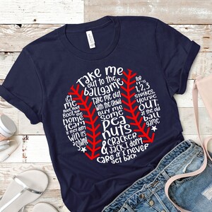 Emmenez-moi au jeu de balle Maman de baseball Baseball SVG T-shirt de baseball Fichier Cricut Cut DXF eps PNG T Ball Softball Teeball image 8