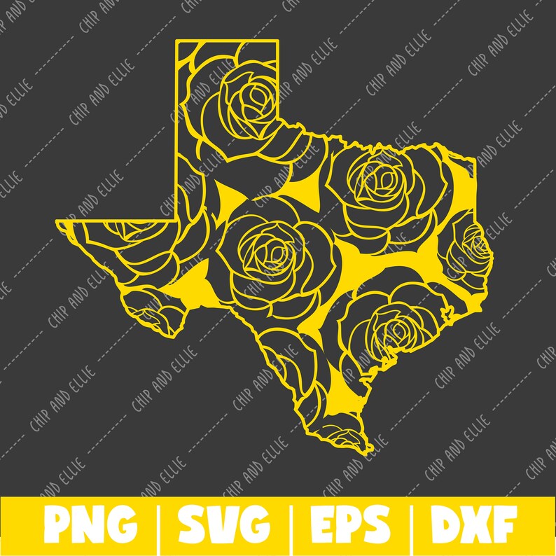 Download Texas Roses Cut File Digital File T Shirt Art Cricut Silhouette Download Cut File Png Dxf Svg Clip Art Art Collectibles