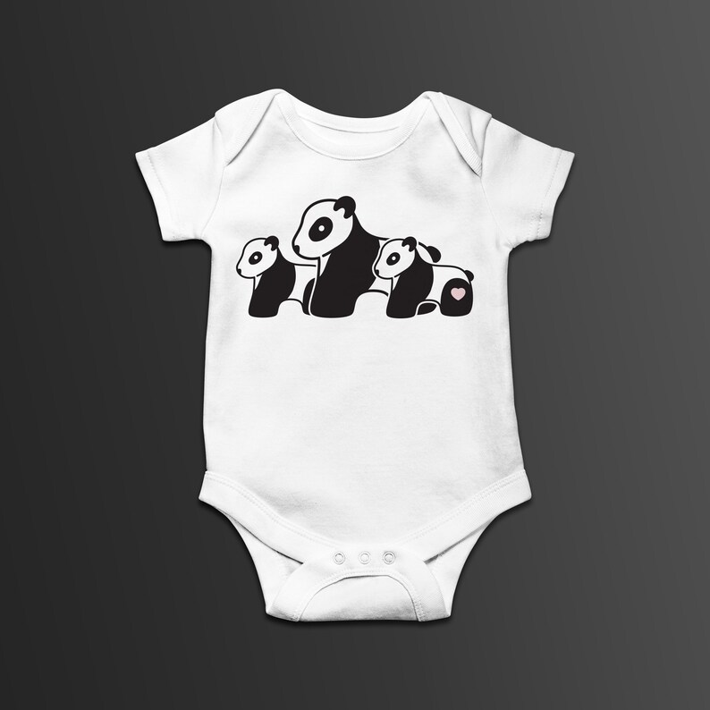 Art Collectibles Clip Art Cut File Digital File T Shirt Art Cricut Silhouette Download Cut File Mommy And Me Panda Twins Png Dxf Svg