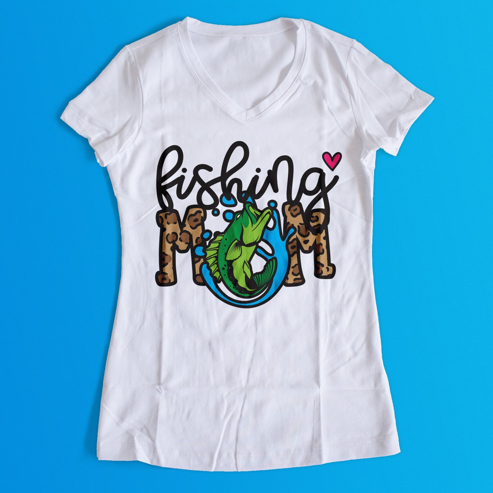 Fishing Mom SVG Fishing Mom T Shirt Cricut Cut File DXF Etsy