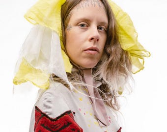 Avant Garde Headpiece / Sculptural Collar / Wearable Art Neck Piece