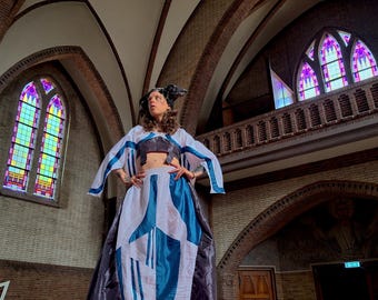 Avant Garde Two Piece Outfit – Experimental Designer Clothing – Performance Costume