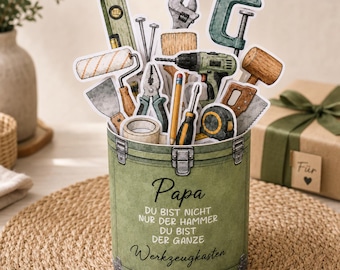 Duplo wrappers Father's Day Dad Tool Gift Printable Dad is Awesome DIY Last Minute Gift Printable Template Men's Gift