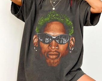 Stussy X Dennis Rodman Vintage T Shirt XL King of Rebound Graphic