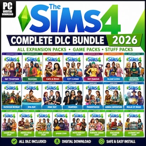 ザ・シムズ4 全DLC＆拡張パック 2026 | 完全版PCエディション | 即時デジタルダウンロード