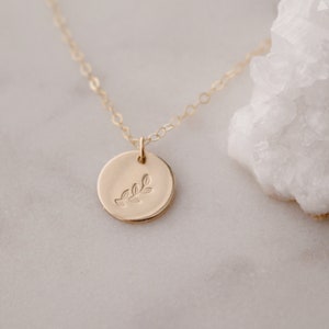 Hand Stamped Vine Necklace, Branch Necklace, Nature Necklace, Gold Leaf Necklace, Leaf Necklace, Nature Gardening Jewelry, Gold Vine Jewelry