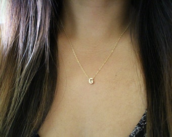 Letter G Necklace - Etsy