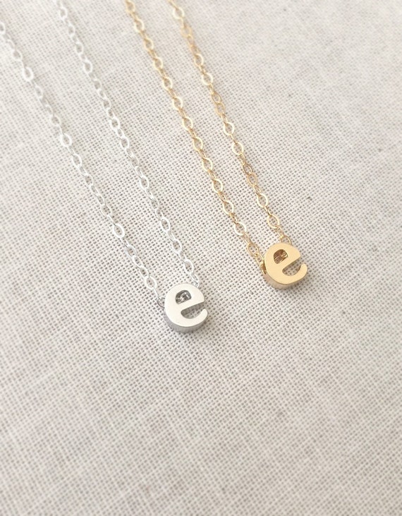 Necklace with e on it Outlet