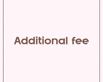 Aviso sobre Taxa Adicional de Personalização