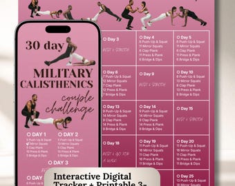 Militärisches Calisthenics-Training für Paare: 30-Tage-Ganzkörper-Challenge