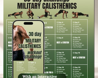 Militärische Calisthenics Workout Challenge | Männer Körpergewicht Übungen