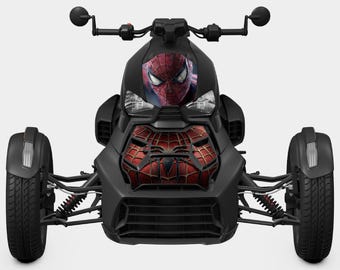 Can-Am Ryker 1 zu 1 Frontgrafiken - Web Strike Digitale Datei