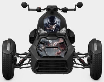 Can-Am Ryker 1 zu 1 Frontgrafik - Symbiote Clash Digitale Datei