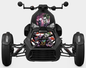 Can-Am Ryker Frontgrafik – Ace of Mayhem – Digitale Vorlagendatei im Maßstab 1:1