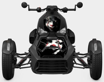 Can-Am Ryker 1 zu 1 Frontgrafik - Rotes Lächeln Digitale Datei