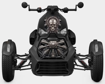 Can-Am Ryker 1 zu 1 Frontgrafik - Steel Revenant Digitale Datei