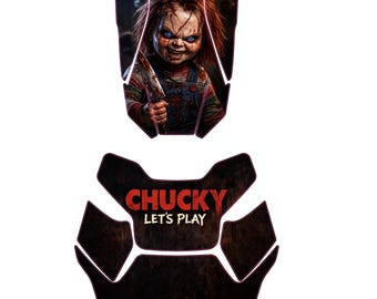 Can-Am Ryker skala 1:1 frontgrafik – Playtime Terror digital fil