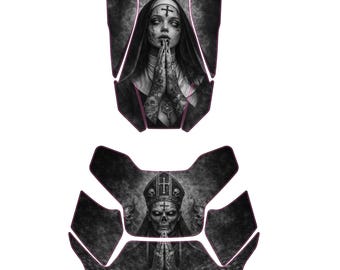 Can-Am Ryker skala 1:1 frontgrafik – Black Benediction digital fil