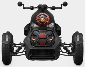 Can-Am Ryker Frontgrafik – Kernbruch – Digitale Vorlagendatei im Maßstab 1:1