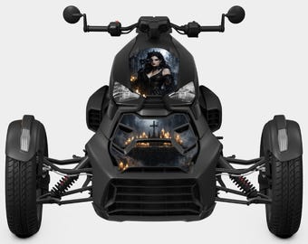 Can Am Ryker 1 zu 1 Front Grafiken Mitternachtsschleier Digitale Datei