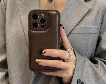 iPhone Hülle 17 16 15 14 13 12 11 Pro Max weiche stoßfeste minimalistische Handyhülle