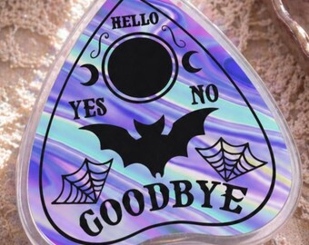 Ouija Planchette Goodbye Bat MagSafe Phone Grip: Witchy Aesthetic Magnetic Phone Holder, Spooky Halloween Witch Gift, Phone Kindle Holder