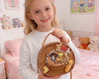 Woody Hat Crossbody Bag | Toy Story Cute Shoulder Bag Cowboy Hat Disney Gift