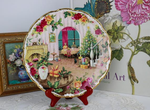 ロイヤルアルバート イヤー クリスマスプレート 新品未使用 2枚 レア