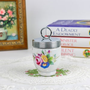 Royal Worcester Porcelain Louise Standard Size Egg Coddler, English Porcelain Egg Coddler, Kitchenware, Coddled Eggs