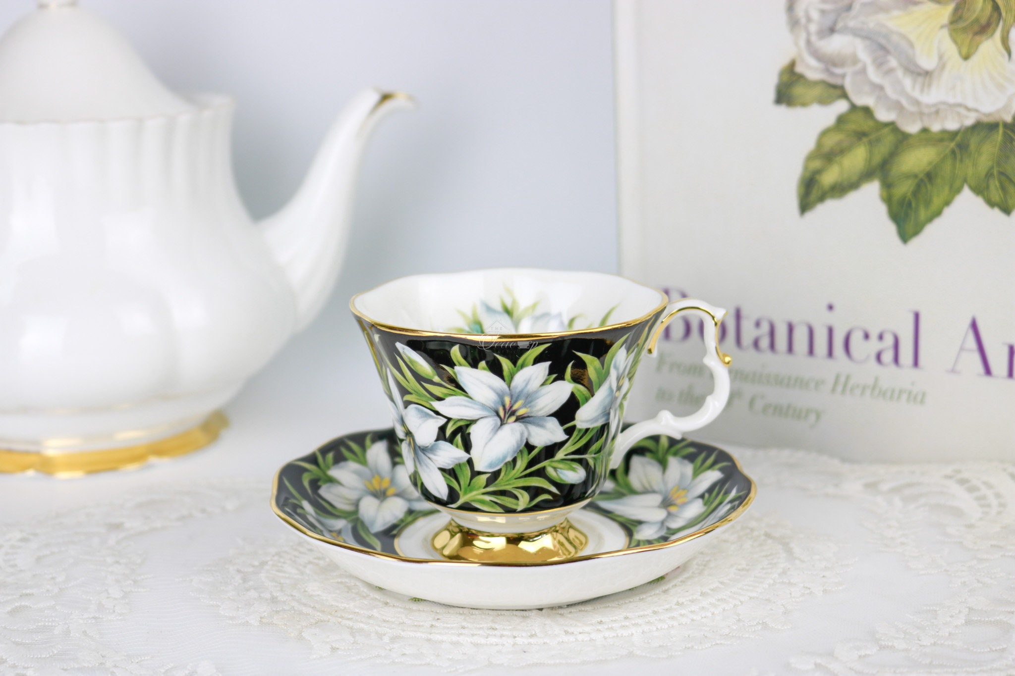 Royal Albert Provincial Flowers Series Madonna Lily Teacup and 