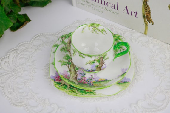 Royal Albert Crown China Wembley Tea Cup and Saucer made in England