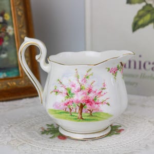 Royal Albert Blossom Time Creamer, English Bone China Replacement Milk Jug