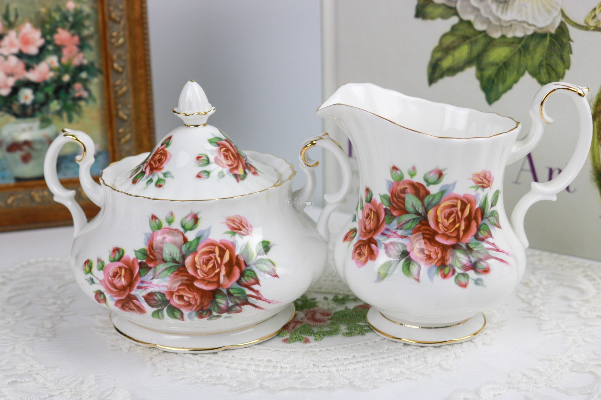 Porcelain Royal Albert Centennial Rose Royal Albert Centennial