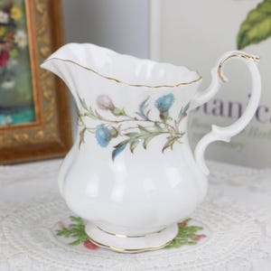 Royal Albert Brigadoon Creamer, English Bone China Replacement Milk Jug