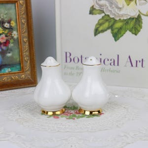 Royal Albert Val d&#39;Or Salt and Pepper Shakers, English Bone China Salt and Pepper Shakers, Replacement China, Vintage China