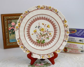 Spode Buttercup Salad Plate, English Earthenware Dinnerware, Replacement China, Vintage China